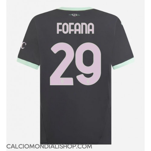 Maglie da calcio AC Milan Youssouf Fofana #29 Terza Maglia 2024-25 Manica Corta